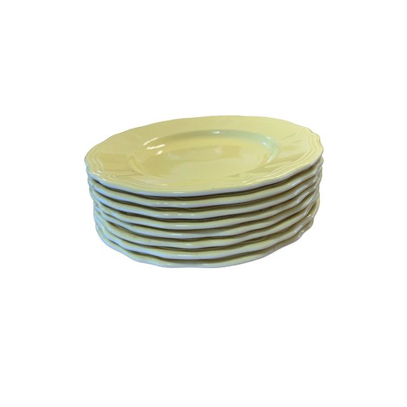 Buttercup Federalist Ironstone 4239 Salad Plate Yellow Set of 5 7.75 in - Picture 2 of 3